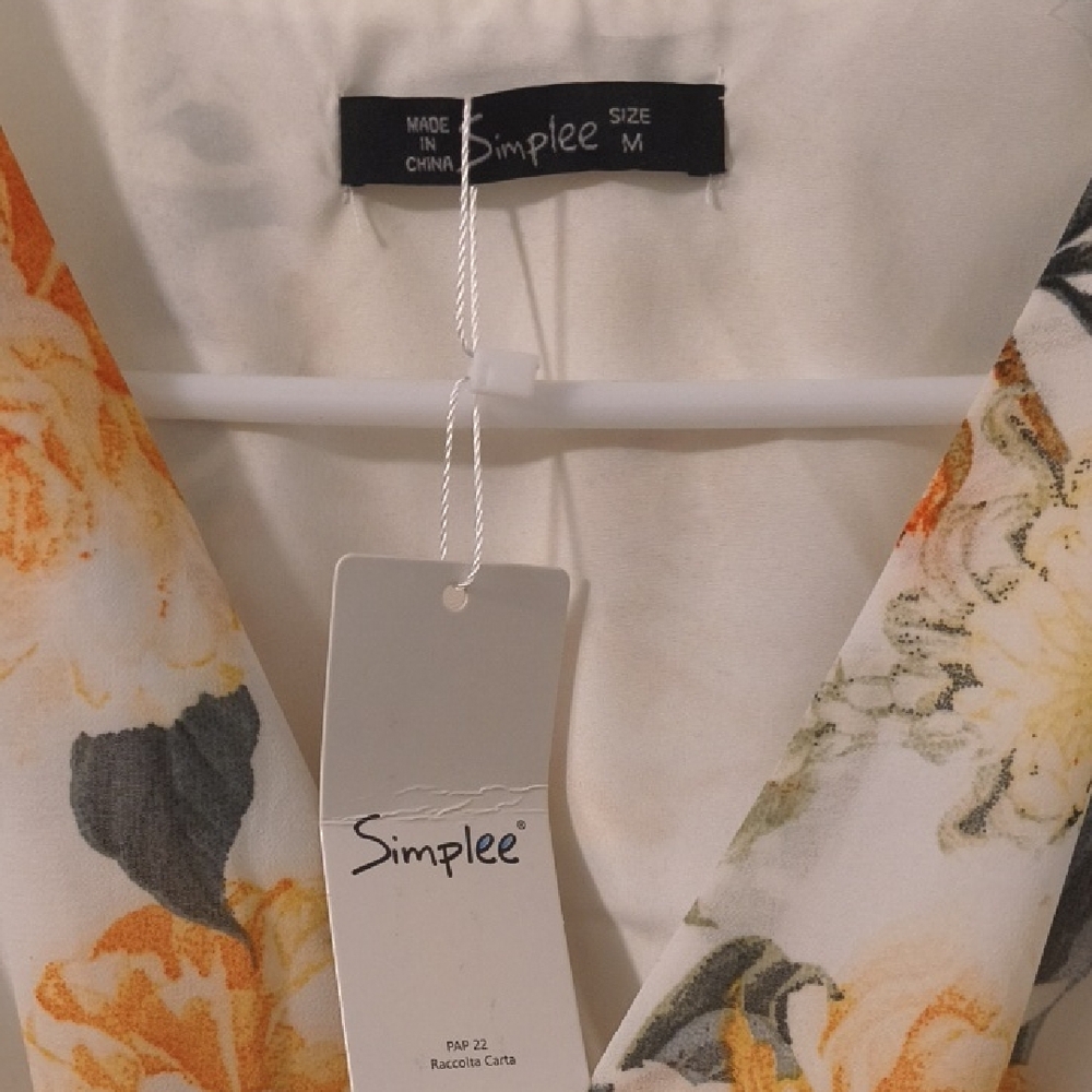 Simple Yellow and Black Floral Maxi Dress - Picture 2 of 6